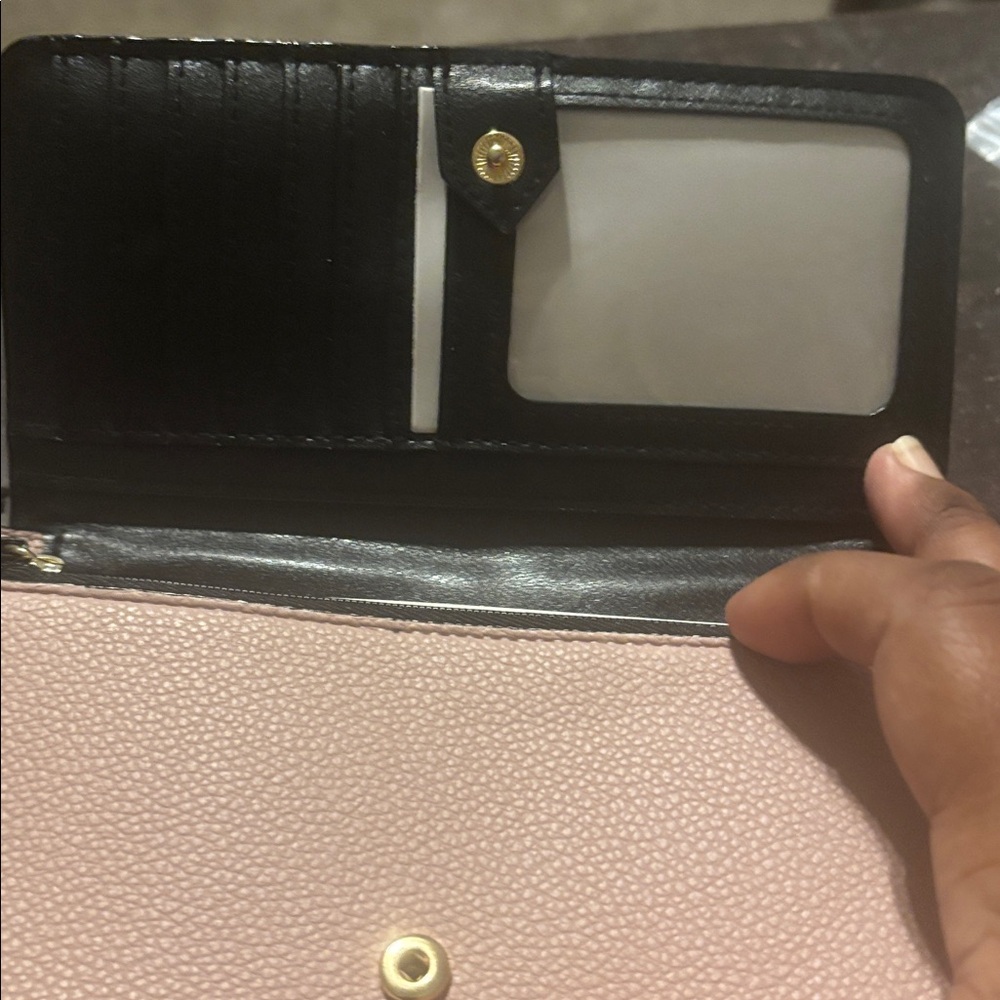 Victoria's Secret Blush Quilted Wallet - Picture 3 of 7